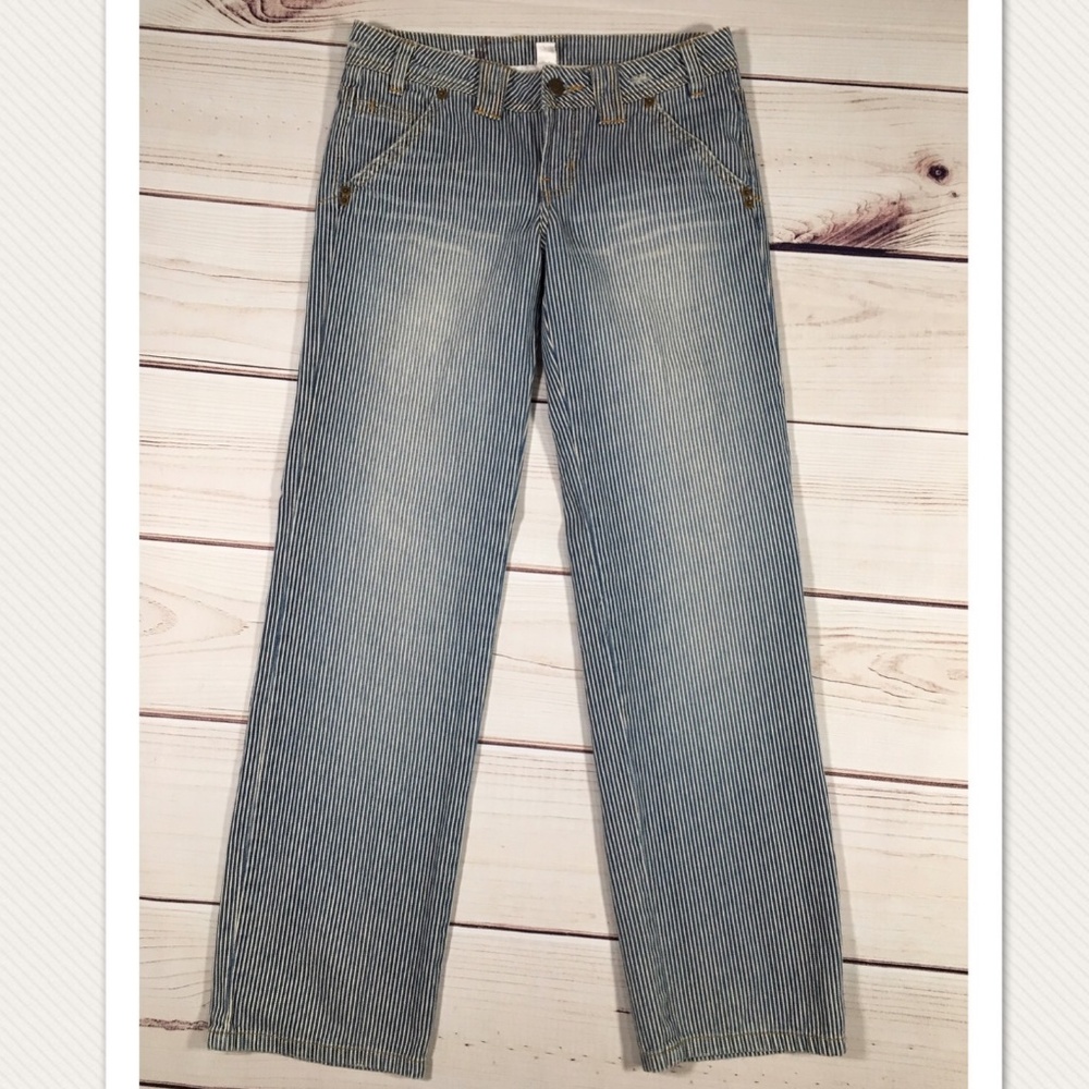 FREE PEOPLE Striped Jeans Size 26